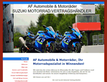 Tablet Screenshot of af-motorrad.de